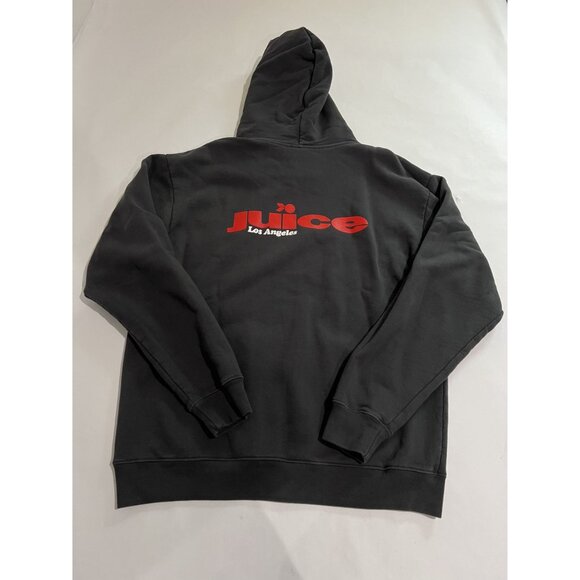 Juice Los Angeles Hoodie in Washed Black - Picture 2 of 3